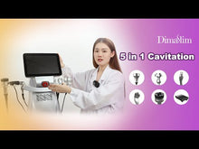 Charger et lire la vidéo dans la visionneuse de la Galerie, Cavitation Ultrasound Body Sculpting Machine 5 in 1