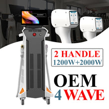 Load image into Gallery viewer, Factory Price 755 808 940 1064Nm Painless4 Wavelength 808Nm Ice Diode Laser Hair Removal Machine For Sale
