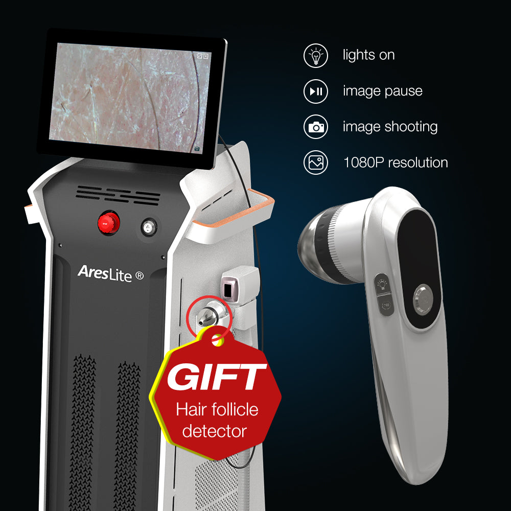 AresLite® DM40P Laser Hair Removal Machine with Non Crystal